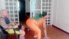 play جلسة الصالة الرياضية المتشددين تنتهي في CREAMPIE مليئة نائب الرئيس