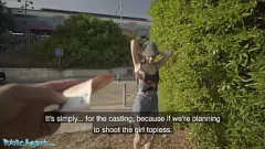 play Agent publiczny dostaje gorący numerek na świeżym powietrzu od Hiszpanki Caomei