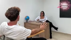 Play Curvy Coed Zamantha Lopez Takes Her Teacher's Big Dick