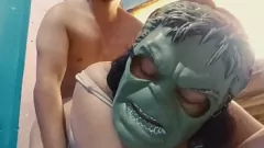 Reproducir Mi Spiderman me folla en cuatro y me da una buena verga - Pornstar Latina de Grandes Tetitas y Gran Culo