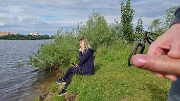 fuck with a pussy penetrated fishing